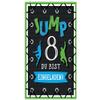 Minkocards 6 Jump Trampoline Invitations for an 8th Birthday, with Envelopes, Party Bags and Stickers view 3