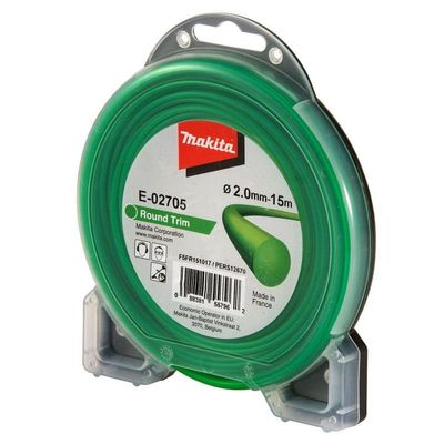 Mowing Line 2.0 mm x 15 m E-02705 for Makita Grass Trimmers