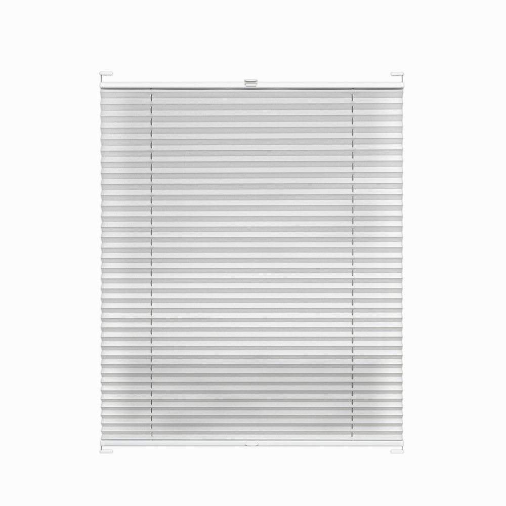 Rettika Pleated Blind with Drilling, 55 x 180 cm, White
