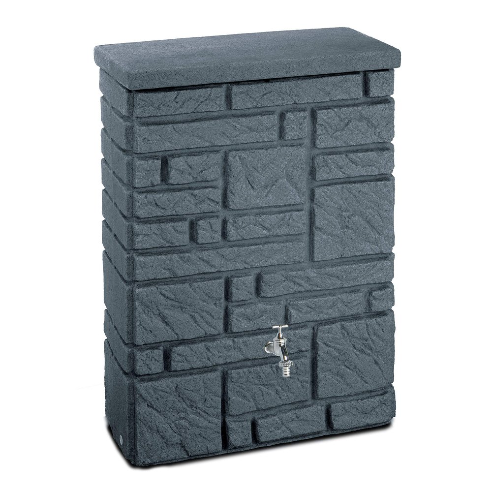 FLORANTIA Maurano Rain Barrel, 300 L, Anthracite