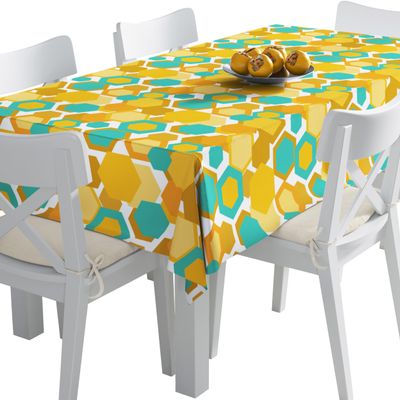 HEKO PANELS Washable Tablecloth, Geometric Pattern, 140 x 300 cm