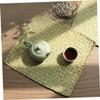 Mikinona Handwoven Straw Placemat, Non-Slip and Heat-Resistant, Woven Table Mat for Restaurants and Cafés, Decorative Farmhouse Style view 2