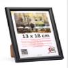 3-Picture Photo Frame MAUI - Black - 13 x 18 cm - Wooden Frame with Acrylic Glass view 1