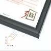3-Picture Photo Frame MAUI - Black - 13 x 18 cm - Wooden Frame with Acrylic Glass view 2
