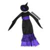 PACKOVE XL Witch Costume Dress, Polyester Satin, 3-Piece Cosplay Outfit view 1