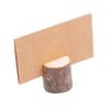 Cabilock 10-Piece Wooden Name Clips for Tables with Kraft Paper Clips, Photo Holders and Menu Clips view 1