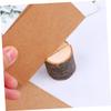 Cabilock 10-Piece Wooden Name Clips for Tables with Kraft Paper Clips, Photo Holders and Menu Clips view 2