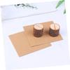 Cabilock 10-Piece Wooden Name Clips for Tables with Kraft Paper Clips, Photo Holders and Menu Clips view 3