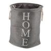 Cotton and Linen Foldable Laundry Basket, 1 Pc., with Rope Handle view 1