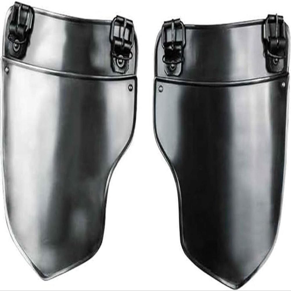 ANTIQUEMEDIEVAL Blackened Ortwin Tassets Functional Thigh Armor