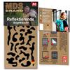 MDS Brand Reflective Iron-On Set for Clothing & Backpacks, Black (B-05) view 1