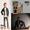 MDS Brand Reflective Iron-On Set for Clothing & Backpacks, Black (B-05) view 3