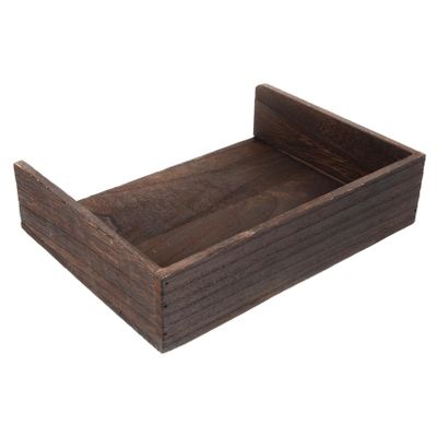 Tofficu Stackable Desktop Organizer Tray, Coffee, 1 Pc