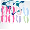 CAXUSD 8 Pairs Washable Toilet Seat Covers, Self-Adhesive Toilet Seat Stickers, Random Colors and Patterns view 2