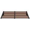 ShCuShan Black Door Canopy, 152.5 x 90 cm, Polycarbonate Window Awning view 3