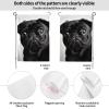 Garden Flag with Cute Black Pug Print, 71.1 x 101.6 cm, Double-Sided Outdoor Flag view 4