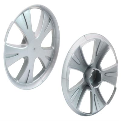 SECURA 2x Front Wheel Caps Compatible with AL-KO 46.8 SPI Highline Lawnmower