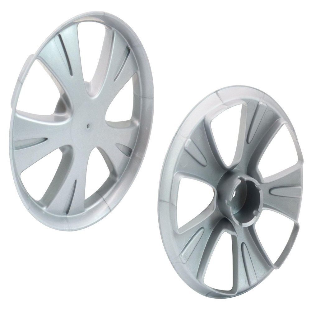 SECURA 2x Front Wheel Caps Compatible with AL-KO 46.8 SPI Highline Lawnmower