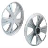 SECURA 2x Front Wheel Caps Compatible with AL-KO 46.8 SPI Highline Lawnmower view 1