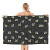 Mypiky Bumble Bees Print Microfiber Beach Towel for Adults, Women, Men, and Children, Large Bath Towel, 76 x 132 cm view 2
