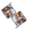 Square Insulated Pot Holders with Animal Print, 2-Pack view 3