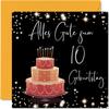 Stuff4 10th Birthday Card for Girls, Elegant and Stylish view 1