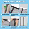 Magnetic Insect Screen Door Curtain, Foldable, 85 x 270 cm, Black view 4