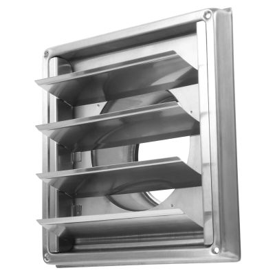ARTIBETTER Stainless Steel Dryer Vent Cover with Louvered Design