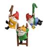 Baluue Resin Garden Gnome Statues, 3-Piece Christmas Theme Party Set view 1
