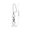 Baluue 25-Piece Fishing Rolling Swivels with Ball Bearings view 3