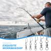 Baluue 25-Piece Fishing Rolling Swivels with Ball Bearings view 4