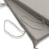Il Tuo Artigiano Design Waterproof Cushion for Garden Swing, Made in Italy, UV-Resistant (Gray, 2-Seater, 110 x 55 cm) view 4