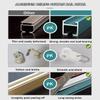 DPAOZPO Ceiling or Wall-Mount Curtain Track, Aluminum, 500 cm/16.4 ft, 4 × 125 cm view 3