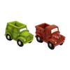 ORFOFE 2-Piece Creative Car-Shaped Flower Pots for Succulents, Cute Cartoon Decor for the Bedroom, Style Random view 1