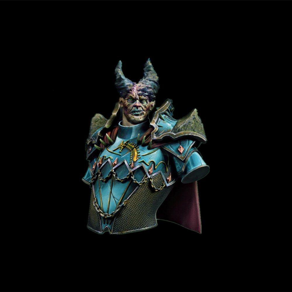 1/12 Ancient Hell Samurai Warrior Resin Bust Kit, Unpainted and Unassembled //F0i1q-8