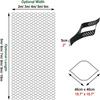 CAIZY Ground Grid, 5 cm Deep, HDPE Gravel Stabilization Geogrid, 10 m x 6 m view 2
