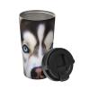 500 ml Thermos Coffee Travel Mug with Silly Husky Dogs view 1