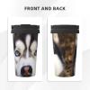 500 ml Thermos Coffee Travel Mug with Silly Husky Dogs view 2