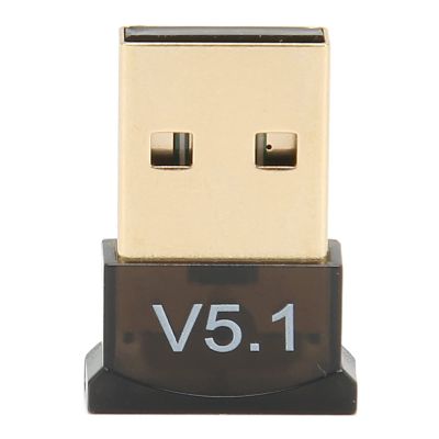 USB Bluetooth 5.1 Adapter, Portable Wireless, Black