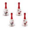 Gruppo Maruccia Ceramic Easter Bells with Raised Chickens, 6-Piece Set view 1