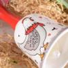 Gruppo Maruccia Ceramic Easter Bells with Raised Chickens, 6-Piece Set view 2