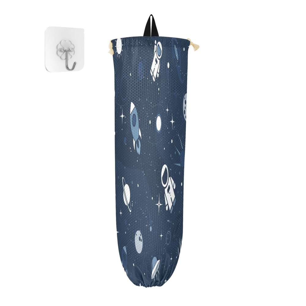Hanging Plastic Bag Holder – Galaxy Spaceship