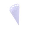 HAPINARY 50 Paper Flower Confetti Cones with Heart Cutout view 1