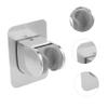 Aluminum and ABS Shower Head Holder, 4-Piece, Silver view 3