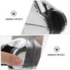 Aluminum and ABS Shower Head Holder, 4-Piece, Silver view 4