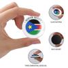 luckluccy South Sudan Flag Glass Refrigerator Magnets, 2 Pieces view 2