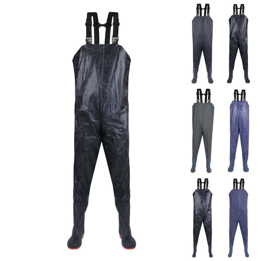 Men's Waterproof Rain Bib Pants for Cycling, Work, and Fishing