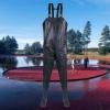 Men's Waterproof Rain Bib Pants for Cycling, Work, and Fishing view 3