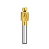 Pangyoo M3–M16 HSS Countersink End Mill, TiN-Coated 4-Flute Pilot Slot Cutter (M5) view 1