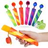 Cabilock Reusable Silicone Popsicle Molds with Lids, 12-Piece Ice Pop Mold Set view 1